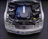 2003 Mercedes-Benz CLK V8 Engine Pictures